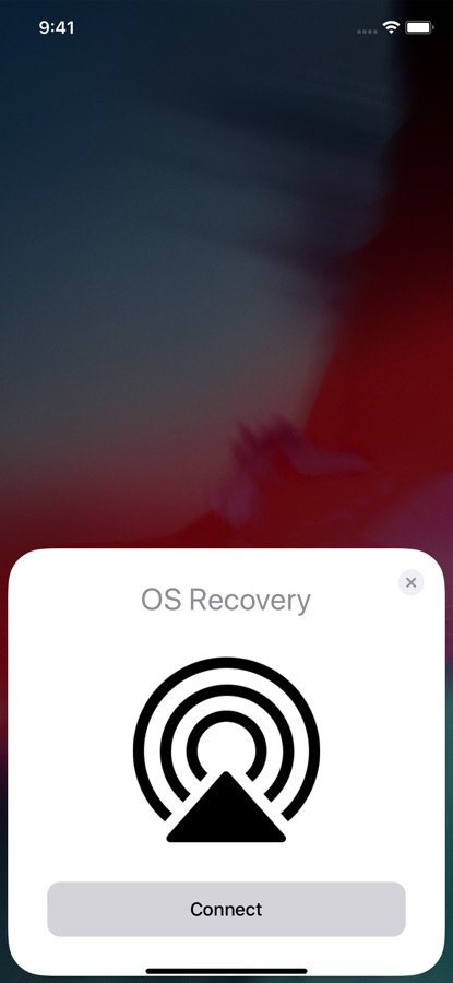 OS recovery Apple 